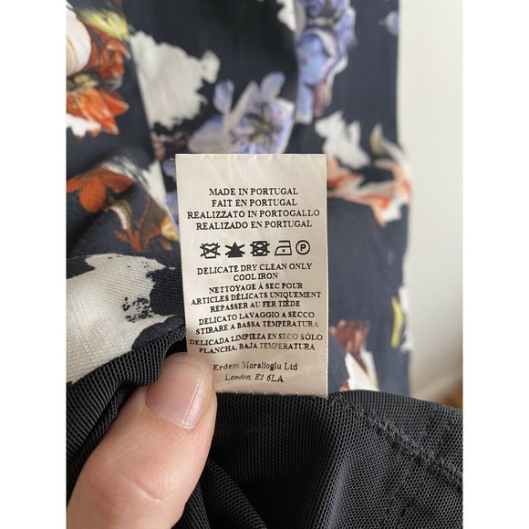 Erdem Floral Dress Designer Joyce Sheath in Size 4 - Picture 12 of 12